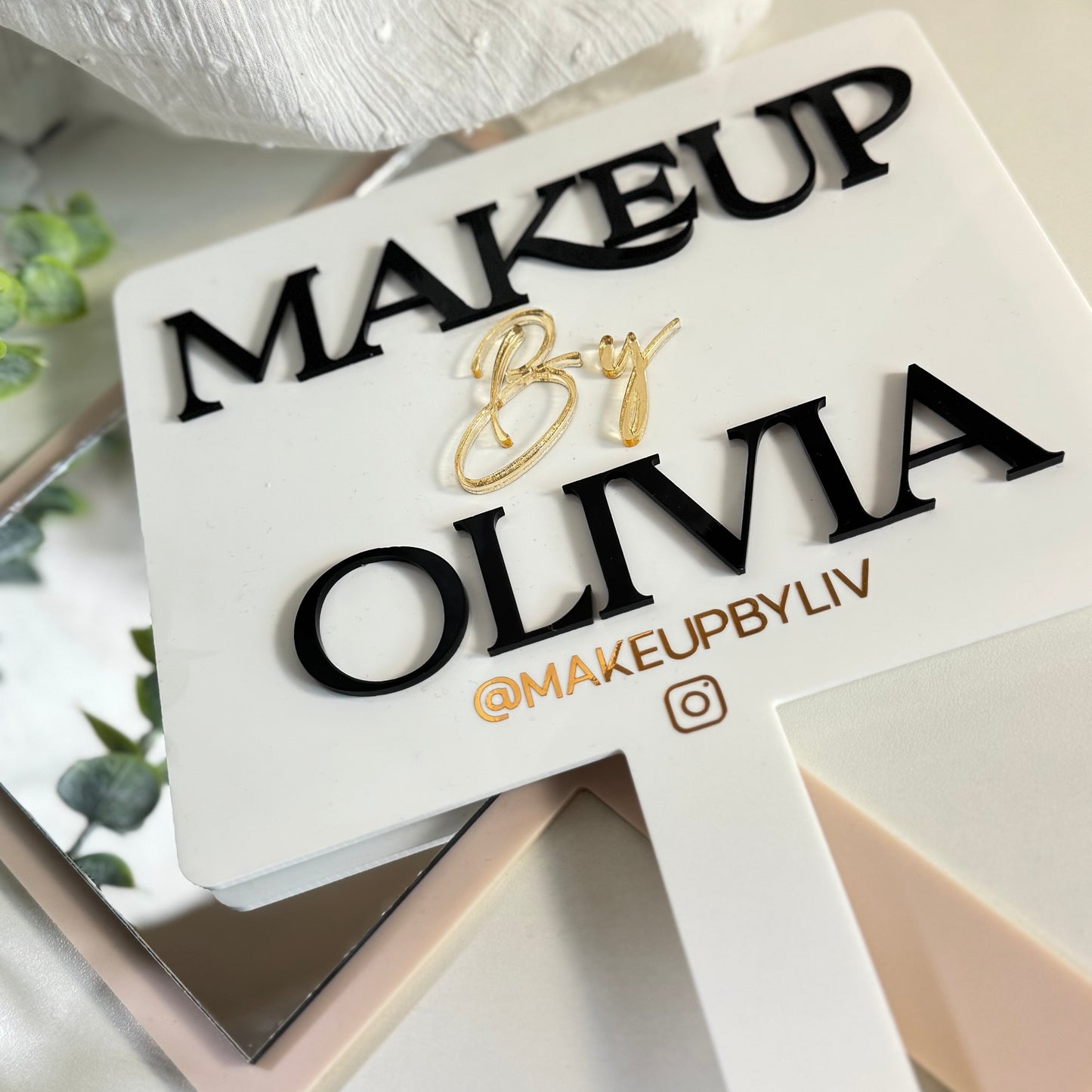 Personalised Handheld Makeup Mirrors