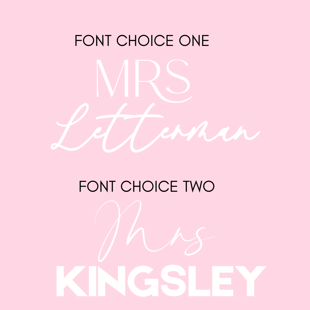 Personalised Bridal Handheld Mirror