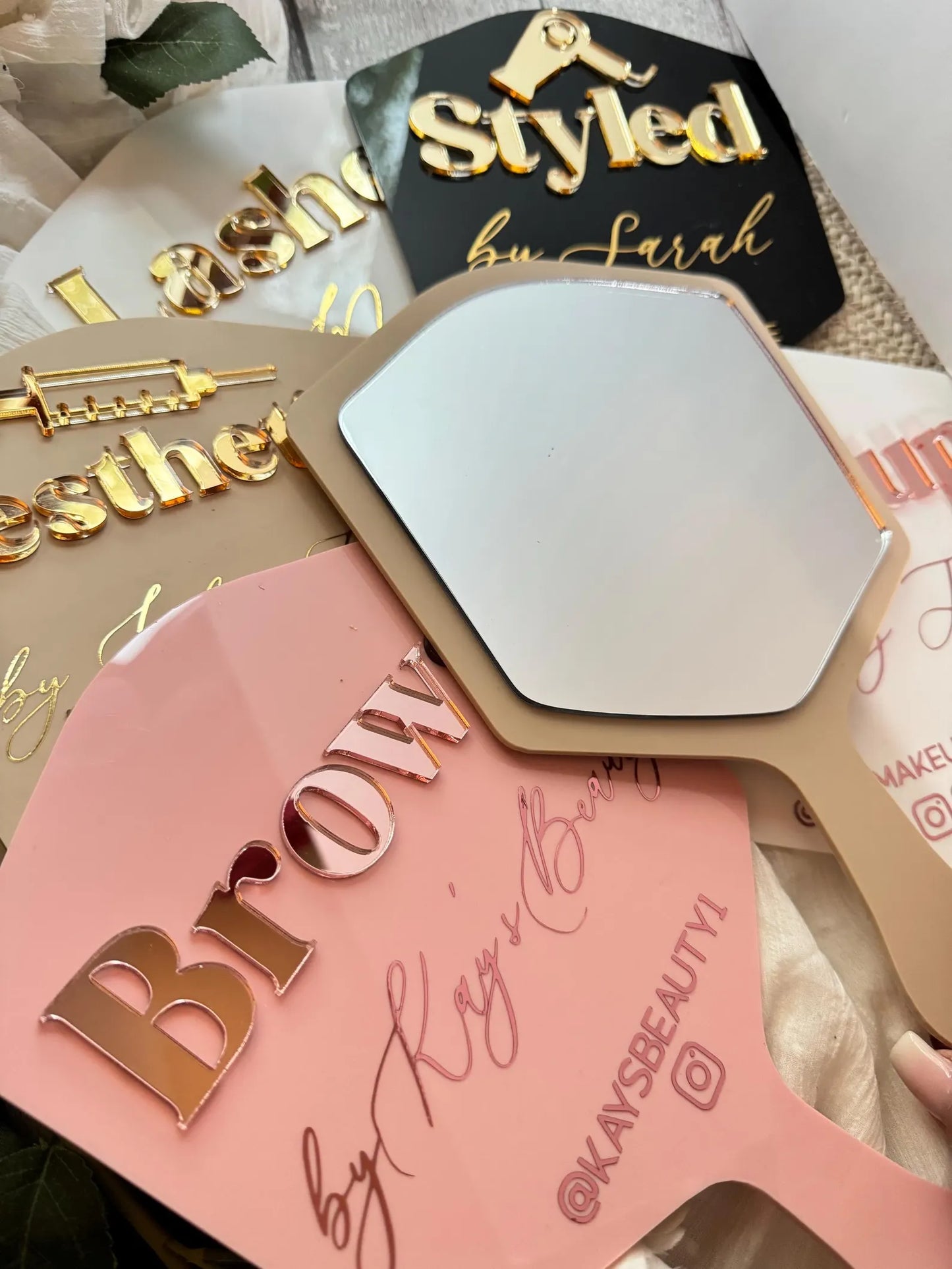 Personalised Acrylic 3D Mirror
