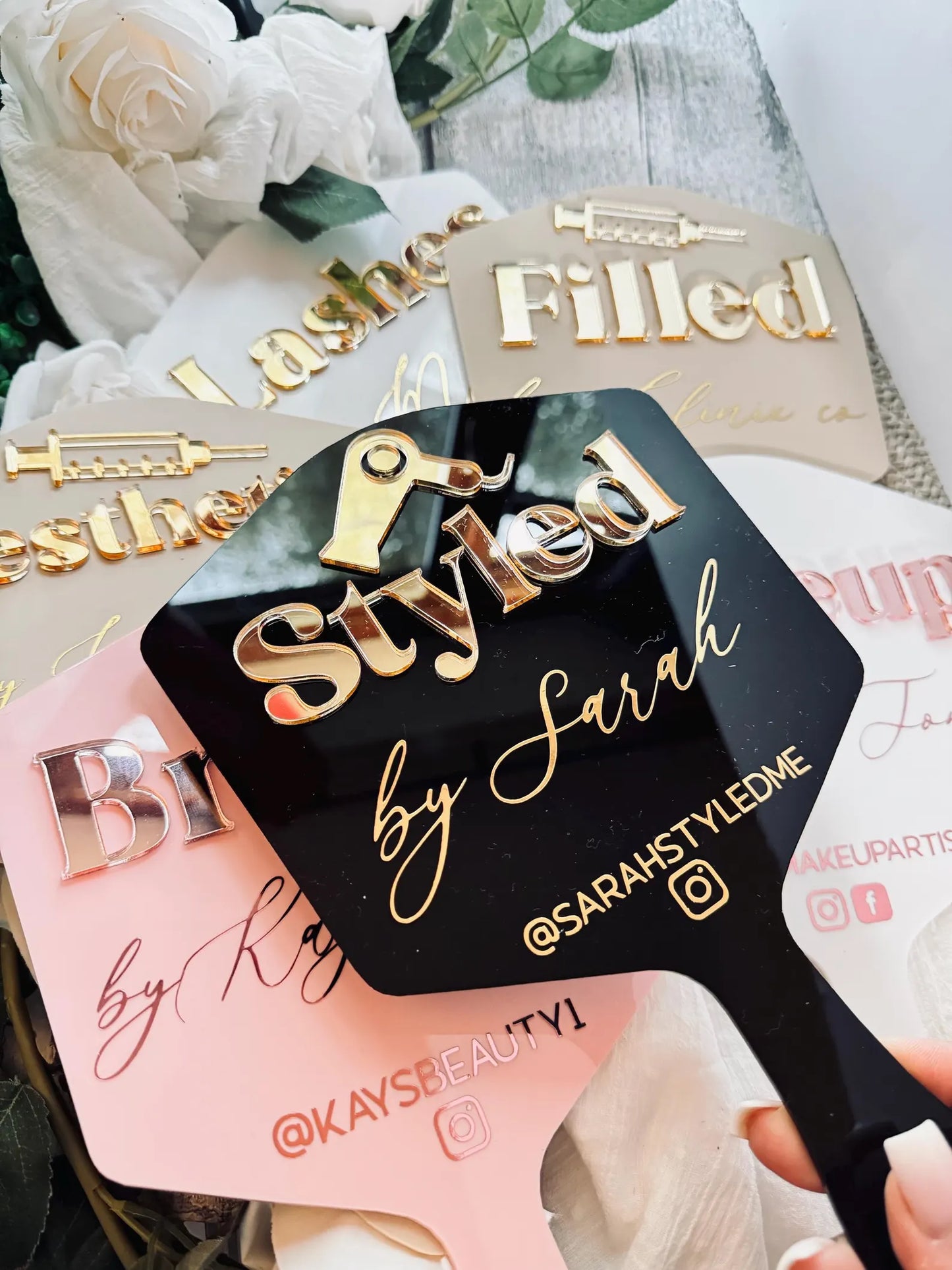 Personalised Acrylic 3D Mirror