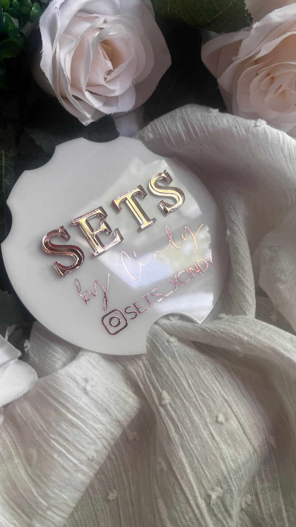 3d NAIL Technician Picture Prop, 'NAILFIE' Disc