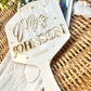 Personalised Bridal Mirror handheld with pearls