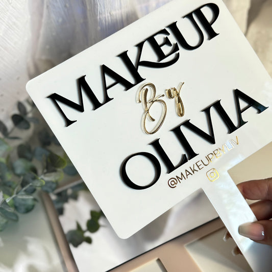 Personalised Handheld Makeup Mirrors