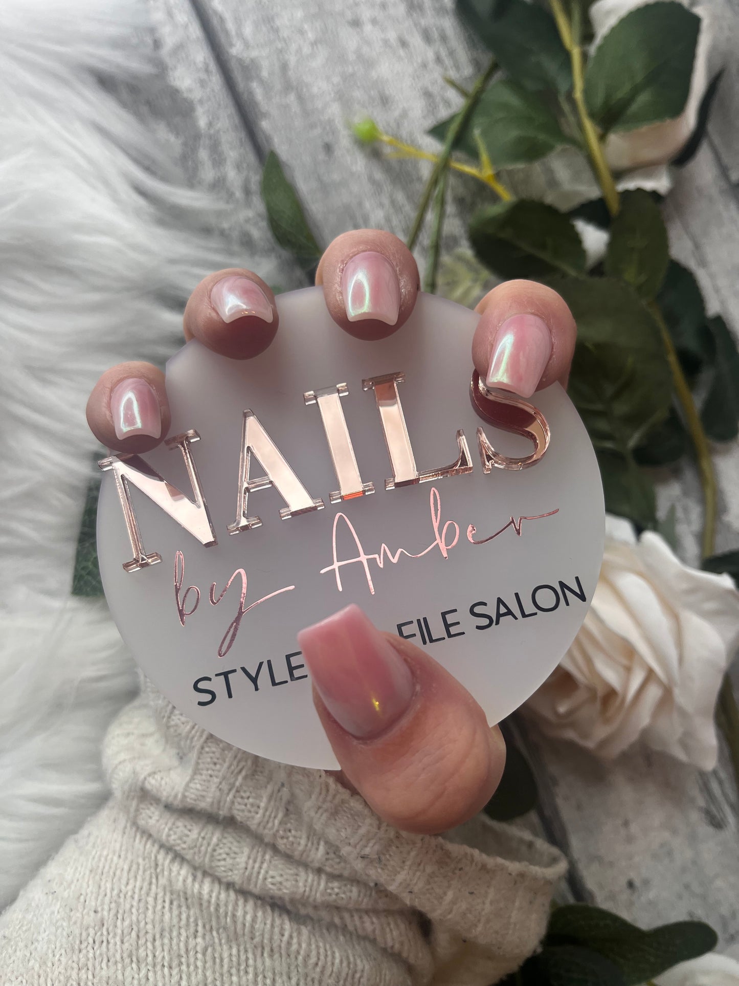 3d NAIL Technician Picture Prop, 'NAILFIE' Disc