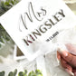 Personalised Bridal Handheld Mirror