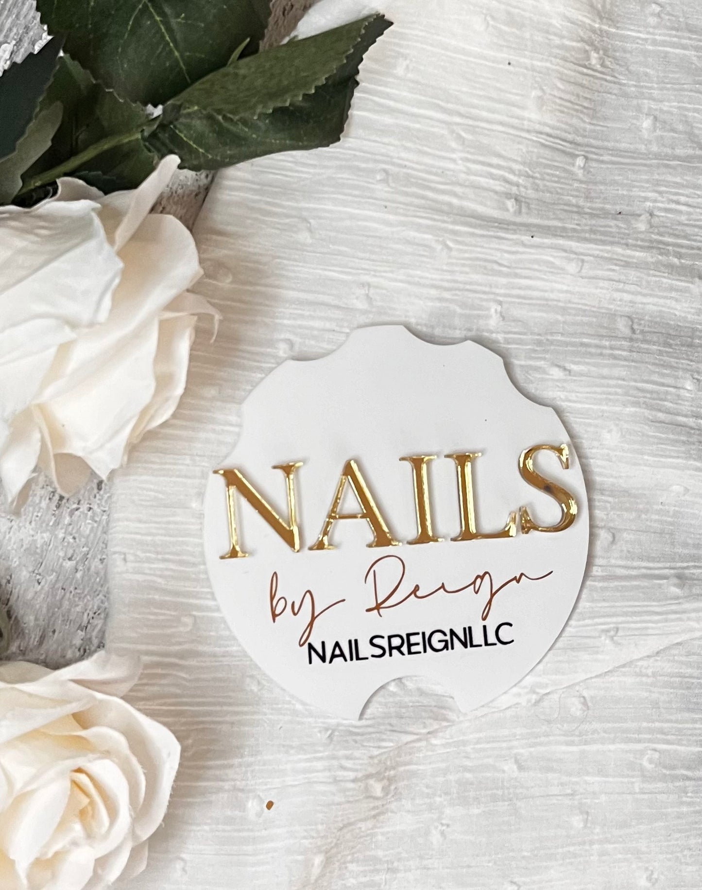 3d NAIL Technician Picture Prop, 'NAILFIE' Disc