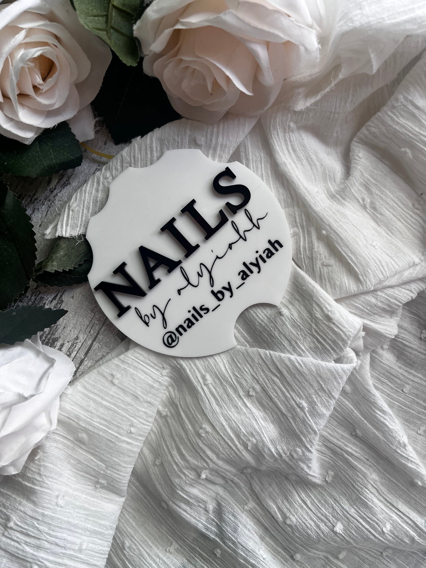 3d NAIL Technician Picture Prop, 'NAILFIE' Disc