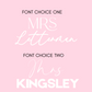 Personalised Bridal Handheld Mirror