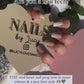 3d heart Nail Technician Picture Prop, 'NAILFIE' heart